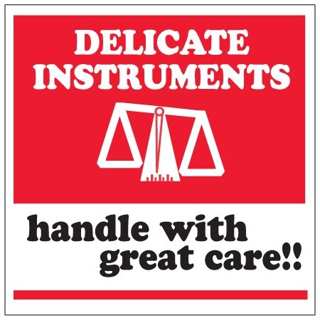Bsc Preferred 4 x 4'' - ''Delicate Instruments - HWC'' Labels SCL537